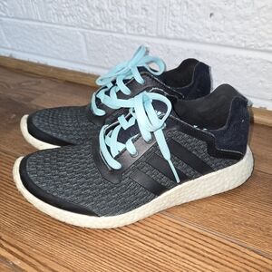Adidas Pureboost Reveal Women's Black and Teal Sneakers 6.5